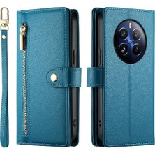 GX Boutique Realme 12 Pro Için Flip Case Crossbody Kayış Çok Fonksiyonlu Cüzdan Standı (Yurt Dışından)