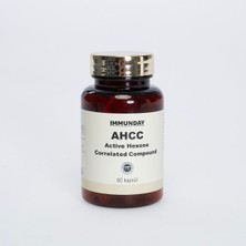 Immunday Ahcc Aktif Heksoz Korele Bileşik Shiitake Mantarı Içeren Takviye Edici Gıda 60 Kapsül 500 Mg