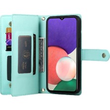 Colorful Shop Samsung Galaxy A22 5g / A22S 5g Crossbody Kayış Iş Için Flip Case (Yurt Dışından)