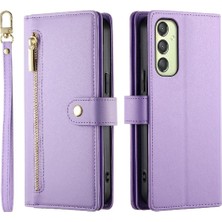 Colorful Shop Samsung Galaxy A25 Iş Cüzdan Standı Için Flip Case Çok Fonksiyonlu (Yurt Dışından)