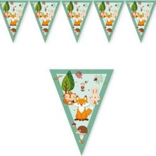 Woodland Temalı Flama Bayrak 2 Metre