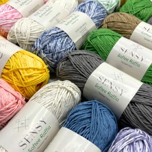 Sensy Premium Softee Raffia Yumuşak Kağıt Ip Rafya Ipi Tığ Ipi Çanta Ipi El Örgü Ipi Hobi Ipi