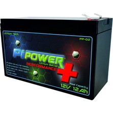 Pi Power Lithium 12V12AH Lityum Lifepo4 Akü (Ups, Alarm Sistemleri Vs. ile Uyumlu)