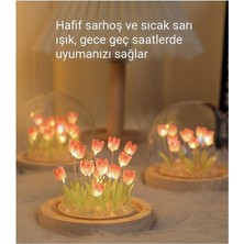CCM Yaratıcı Lale Gece Lambası Masaüstü Dekorasyon Atmosfer Işığı (Yurt Dışından)