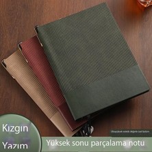 CCM A5 Boyutunda Kağıt Kalınlaştırılmış Iş Yumuşak Deri Defter Üst Düzey Retro Öğrenci Malzemeleri (Yurt Dışından)