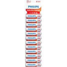 Philips 12'li Özel Paket Kalem Pil Aa Super Heavy Duty