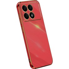 Newface Xiaomi Poco X6 Pro Kılıf Volet Silikon - Kırmızı 13