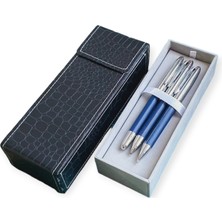 Cmk Chrome Lüks Kutulu 3'lü Kalem Seti