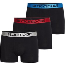 BLACKSPADE 9470 ERKEK MODERN BASİC 3 LÜ SİYAH-306 BOXER