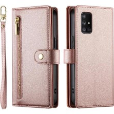 YH Market Samsung Galaxy A71 4g Cüzdan Iş Crossbody Kayış Standı Için Flip Case (Yurt Dışından)