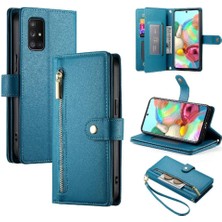 YH Market Samsung Galaxy A71 4g Cüzdan Iş Crossbody Kayış Standı Için Flip Case (Yurt Dışından)