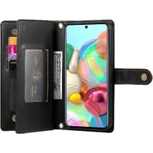 YH Market Samsung Galaxy A71 4g Cüzdan Iş Crossbody Kayış Standı Için Flip Case (Yurt Dışından)