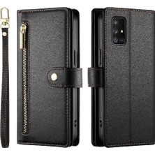 YH Market Samsung Galaxy A71 4g Cüzdan Iş Crossbody Kayış Standı Için Flip Case (Yurt Dışından)