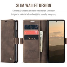 CaseMe Samsung Galaxy Z Fold6 5g Için Çok Fonksiyonlu Pu Telefon Kılıfı (Yurt Dışından)