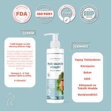 Kahu Naturals Pure Salmon Vitality %100 Doğal Norveç Somon Balık Yağı, Omega 3 ve 6, E Vitamini, Kedi ve Köpek, 250 ml