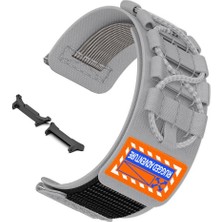 Teleplus Samsung Galaxy Watch 7 Ultra Kordon Orbital Örgülü Halat Tasarımlı Naylon Kumaş Hasır Kordon KRD112 22MM