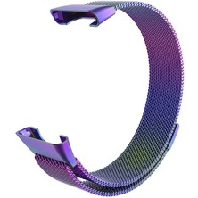 Teleplus Xiaomi Mi  Band 7 Pro Kordon Hasır Mıknatsılı Metal Kordon KRD01 22MM