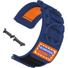 Teleplus Samsung Galaxy Watch 7 Ultra Kordon Orbital Örgülü Halat Tasarımlı Naylon Kumaş Hasır Kordon KRD112 22MM