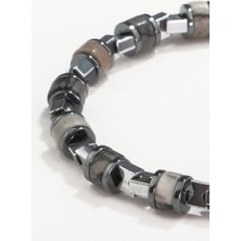 Sumra Picasso Jasper Hematit Bileklik SM-B-0030