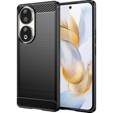 Qichengda Honor 80 Buzlu Fırçalanmış Silika Jel Cep Telefonu Kılıfları (Yurt Dışından)