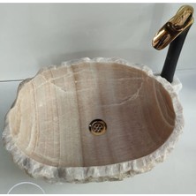 Sipahi Marble Onyx Mermer Oval Lüks Lavabo