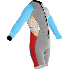 Sharplace Çocuk Wetsuits Dalış Mayoları Su Aerobik 2,5 mm L Gri (Yurt Dışından)