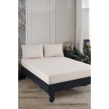 Tabea Home  Pamuk Çift Kişilik Lastikli Çarşaf 2 Adet Yastık Kılıfı