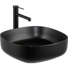 Lena E-W1203MS Tezgah Üstü Lavabo Mat Siyah