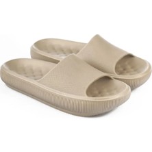 Gezer Kadın Yazlık Terlik Düz Desenli Kaymaz Taban ile Islak Zemin İçin Uygun