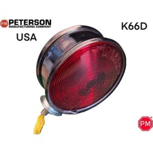 Gcstore 1ADET Peterson Park Sinyal Ayna Altı Küpe Lamba ve Çamurluk Sinyali  Siyah Metal 11CM