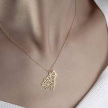 One Silver Gold 925 Ayar Gümüş Uluyan Kurt  Kolye