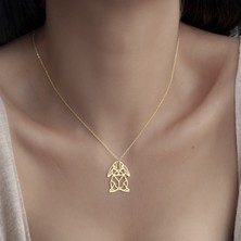 One Silver Gold 925 Ayar Gümüş Tavşan Kolye