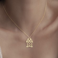 One Silver Gold 925 Ayar Gümüş Tavşan Kolye