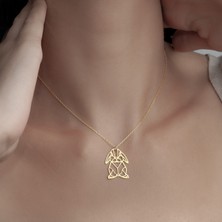One Silver Gold 925 Ayar Gümüş Tavşan Kolye