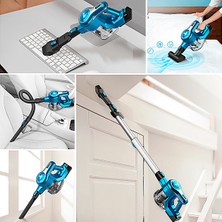 İnse Inse S63 Cordless Vacuum Cleaner Şarjlı Dikey Süpürge Mavi