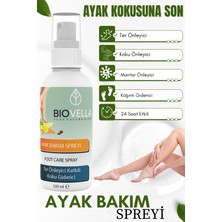 Biovella Kozmetik Ayak Kokusu Giderici Ve Önleyici Sprey Doğal Formülasyon 100 ml