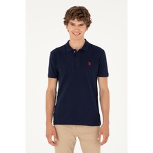 U.S. Polo Assn. Erkek Lacivert Basic T-Shirt 50294223-VR033