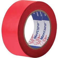 Mercure Yer Işaretleme Bandı Kırmızı 48MM.*30MT. - 5 Adet