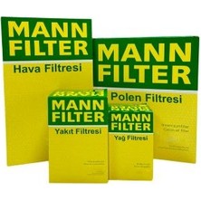 Mann Skoda Rapid 1.2 Benzinli Mann Filtre Bakım Seti 2013-2015