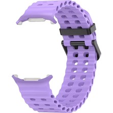 Microsonic Samsung Galaxy Watch Ultra Kordon Flexi Sport Lila