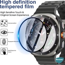 Microsonic Samsung Galaxy Watch Ultra Tam Kaplayan Nano Cam Ekran Koruyucu Siyah