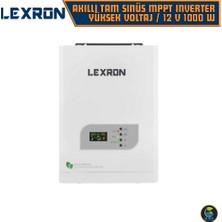 Lexron Akıllı Tam Sinus Mppt Inverter - 1000 Watt 12 Volt - 1000W 12V - 1 KW