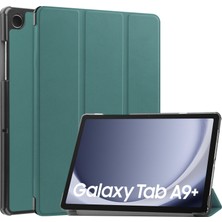 Shin-Wo Samsung Galaxy Tab A9+ Plus Folio Kılıf Çok Açılı Standlı Ince Hafif Koruyucu Kapak (Yurt Dışından)