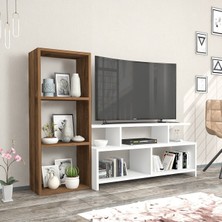 Alina Dizayn Deren Tv Ünitesi Ceviz