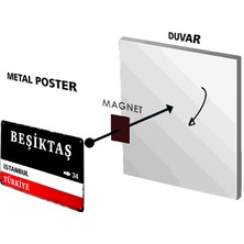 Carma Concept Beşiktaş Metal Retro Poster