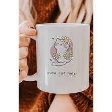 Witchy Co. Cute Cat Lady Kupa Bardak