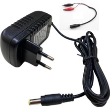 Techcg Oyuncak Akülü Araba Için 12V 7AH 12 Volt 7 Amper Çocuk Oyuncak Araba Araç Aküsü Pili Batarya ve Şarj