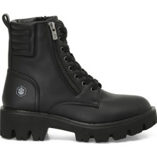 Lumberjack Hannah 4pr Sıyah Kadın Postal PVC Dış Materyal Kısa Topuklu Model