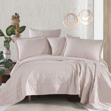 Clasy Ranforce  Pamuk Çift Kişilik Yatak Örtüsü Seti Avola V5 Taş