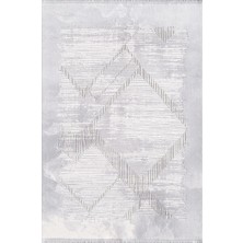 Artemis Halı Murano 06431b Gri Krem Eskitme Desenli Yün Halı
